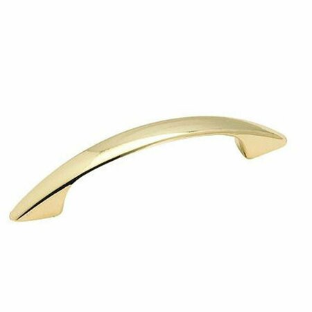 AMEROCK BP3416-3 3 in. Ctr Pull - Polished Brass A03416 3